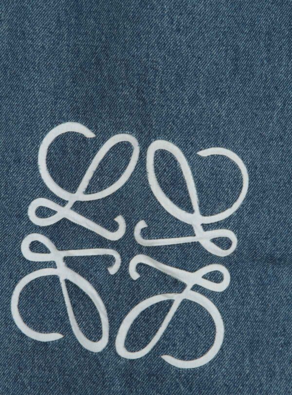Jeans Anagram Appliquéd