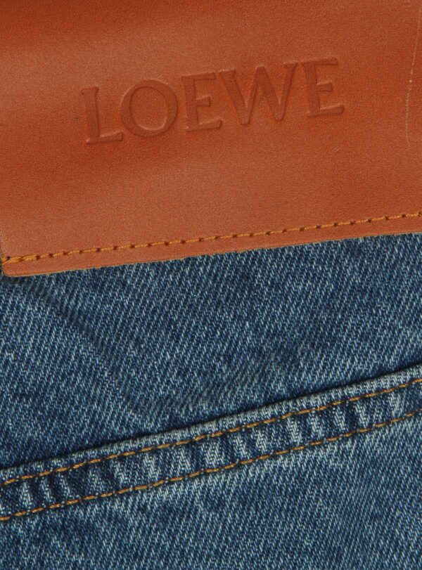 Jeans Anagram Appliquéd