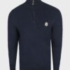 Sweater Knit Half Zipper