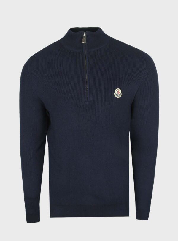 Sweater Knit Half Zipper
