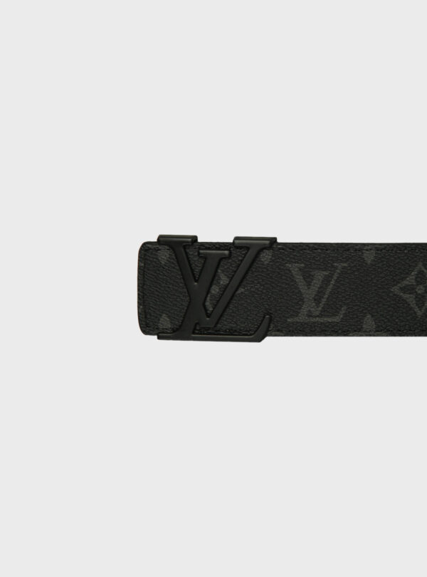 Belt Initiales Monogram Black Buckle