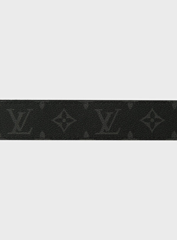Belt Initiales Monogram Black Buckle