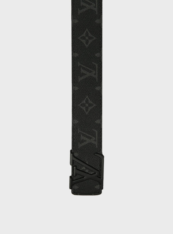 Belt Initiales Monogram Black Buckle