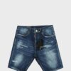 Denim Short Black Patch